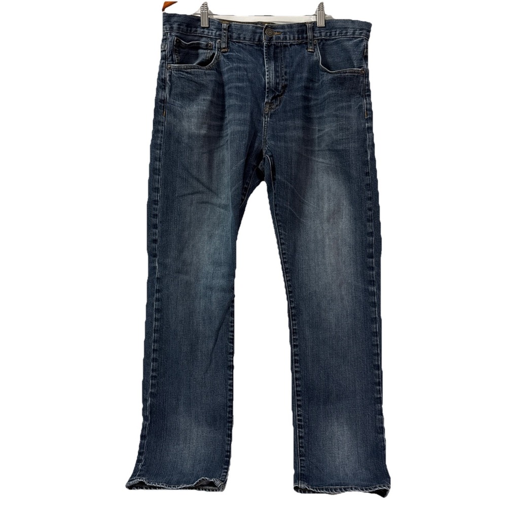 American Eagle Mens Slim Straight Jeans Blue‎ Denim Size 36x32 Used